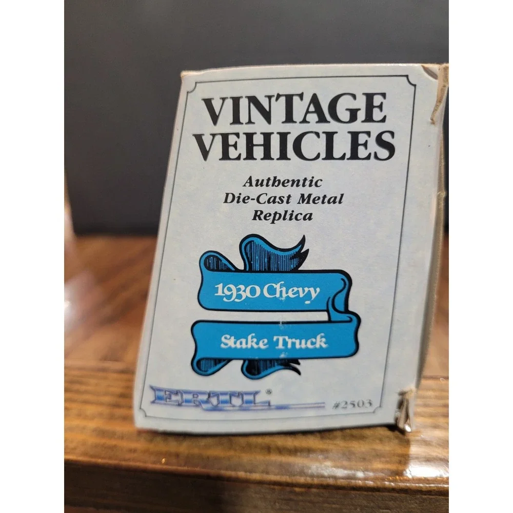 ERTL Classic Vehicles 1930 Chevy Delivery Stake Truck 1:43  # 2503